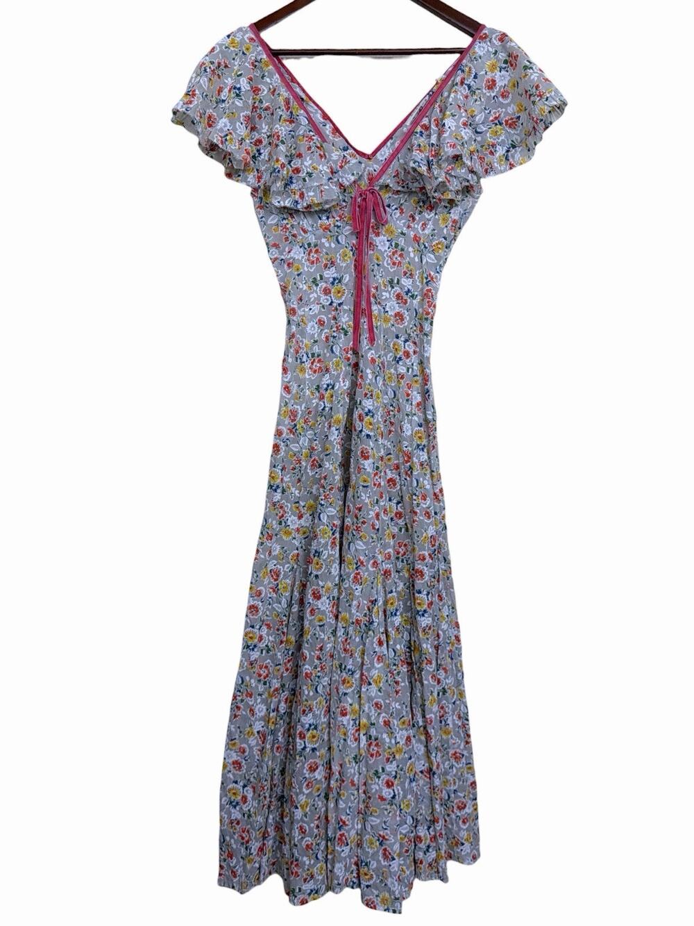 Doen Audette Dress Sunrise Blossom Size XS